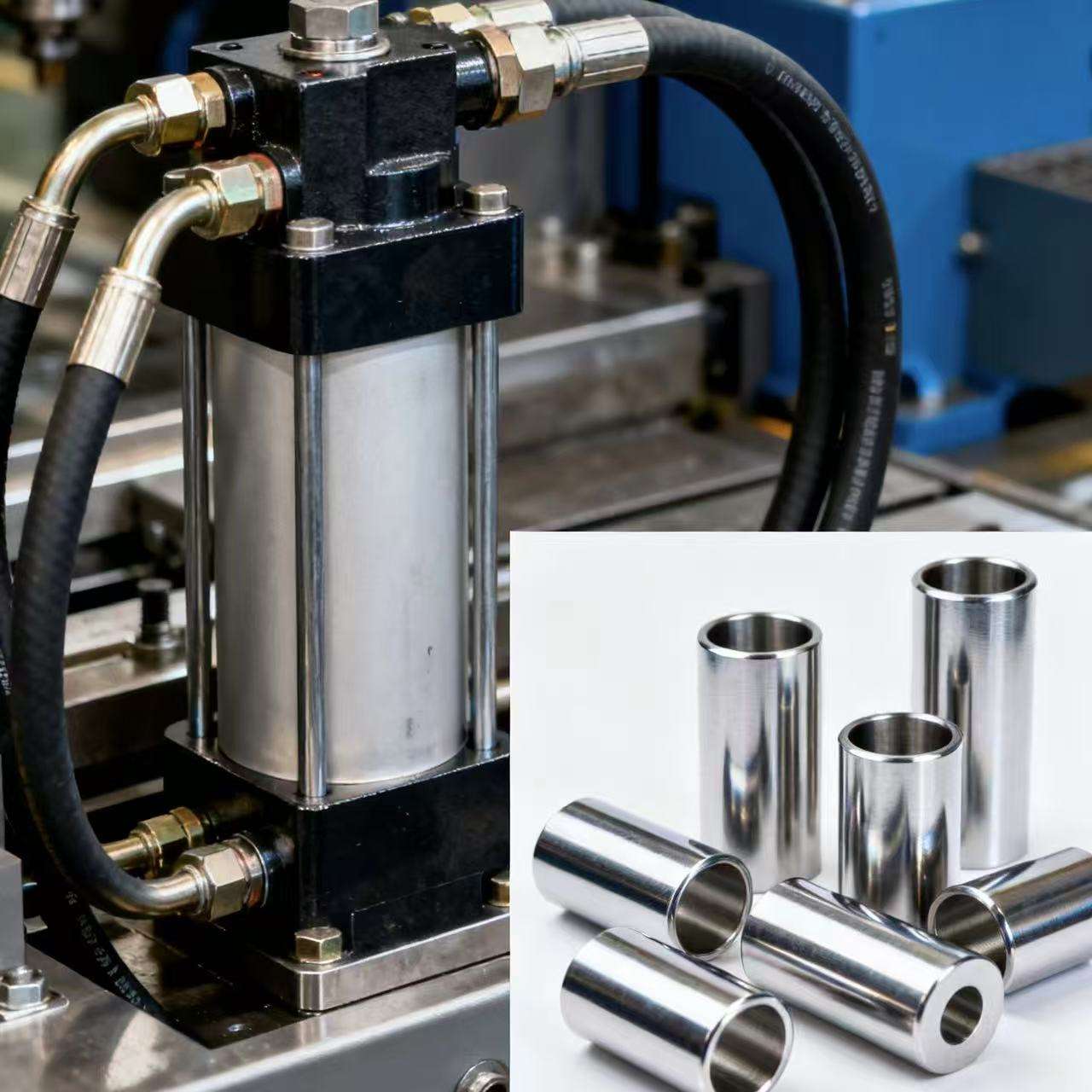 CNC sleeves for hydraulic systems
