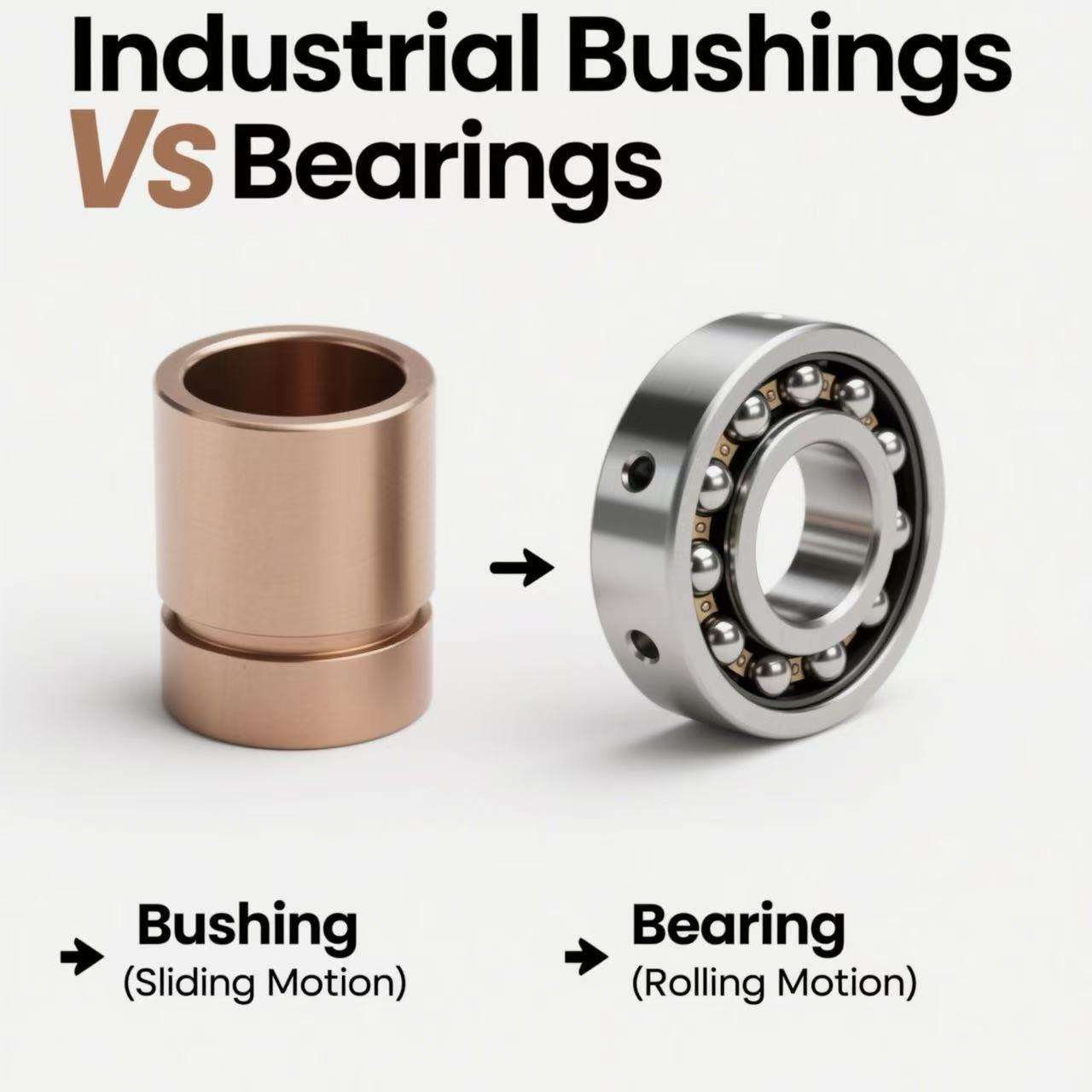 Industrial Bushings vs Bearings