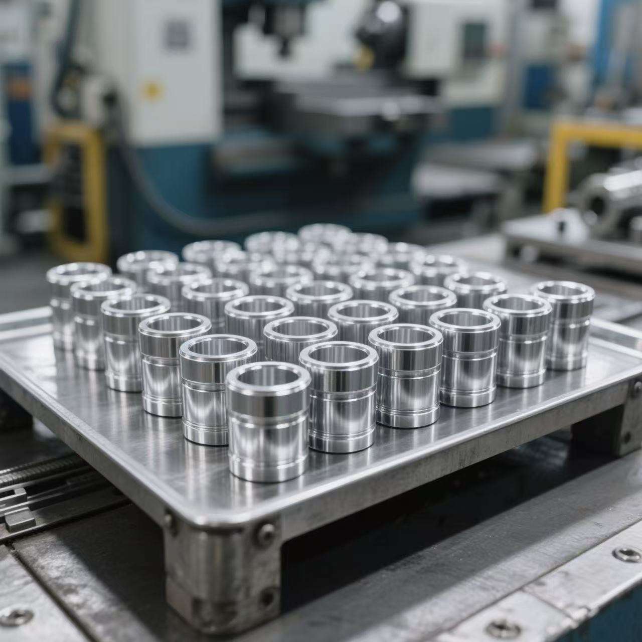 zinc plated CNC bushings