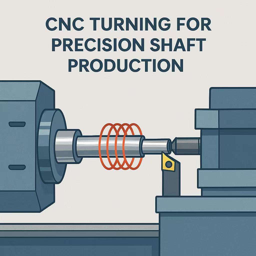 CNC turning for precision shafts