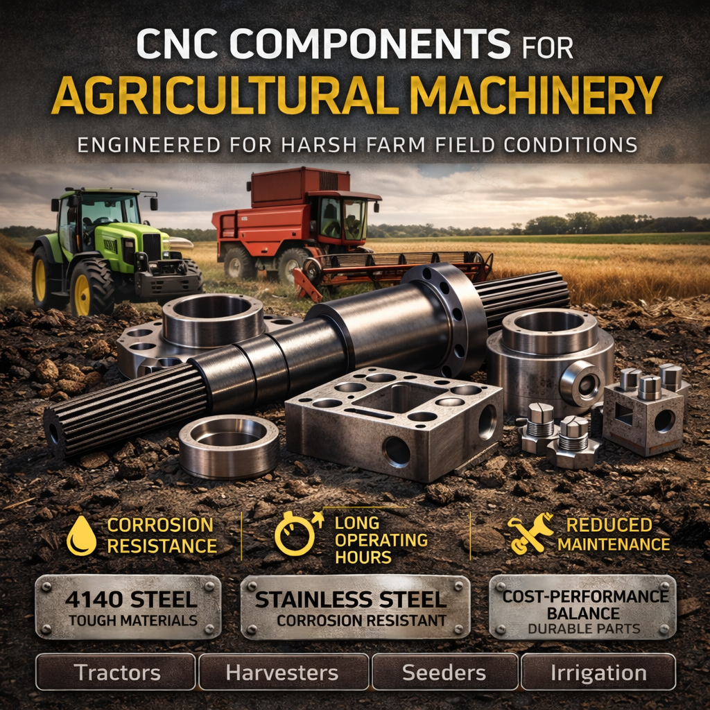 CNC components for agricultural machinery