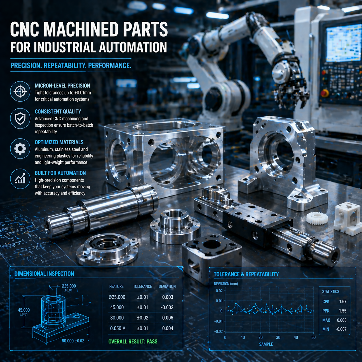CNC Machined Parts for Industrial Automation Guide