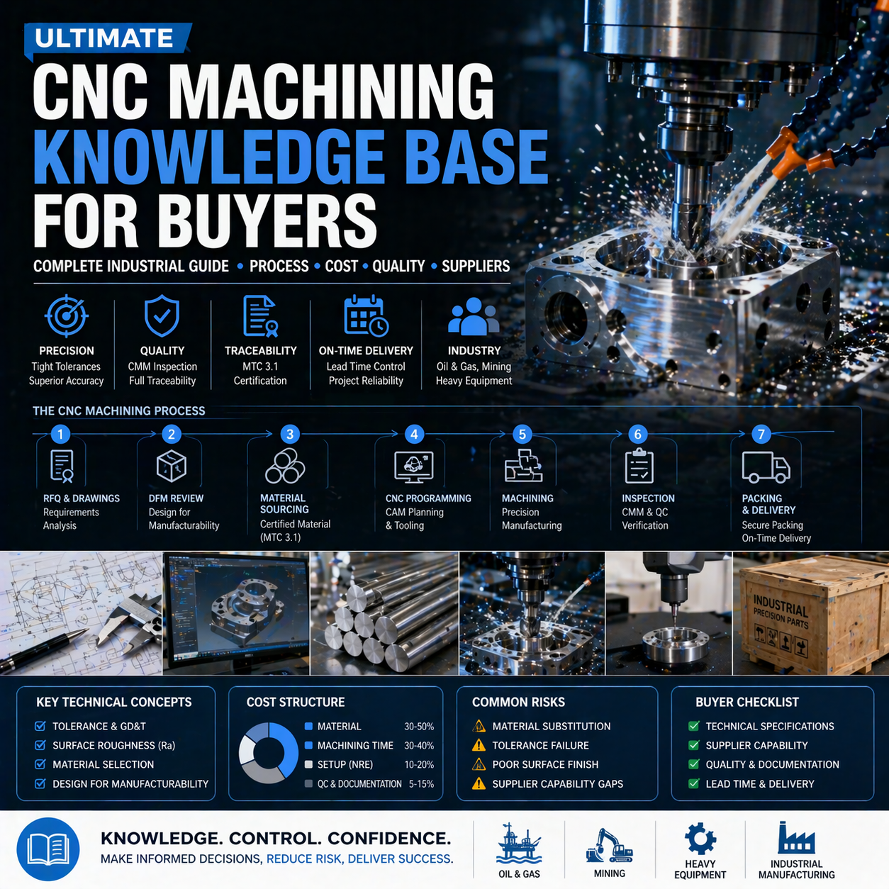 Ultimate CNC Machining Guide for Buyers (Knowledge Base)