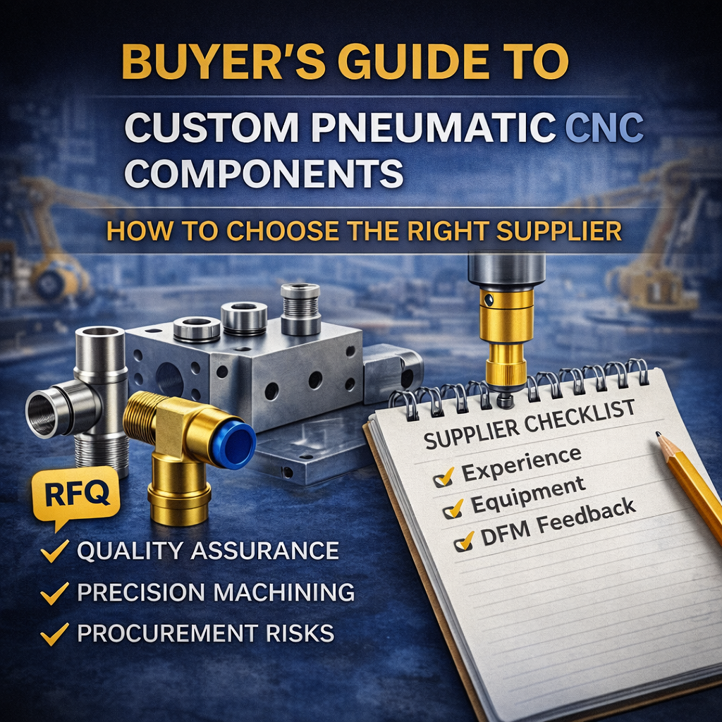 buyer’s guide to custom pneumatic CNC components