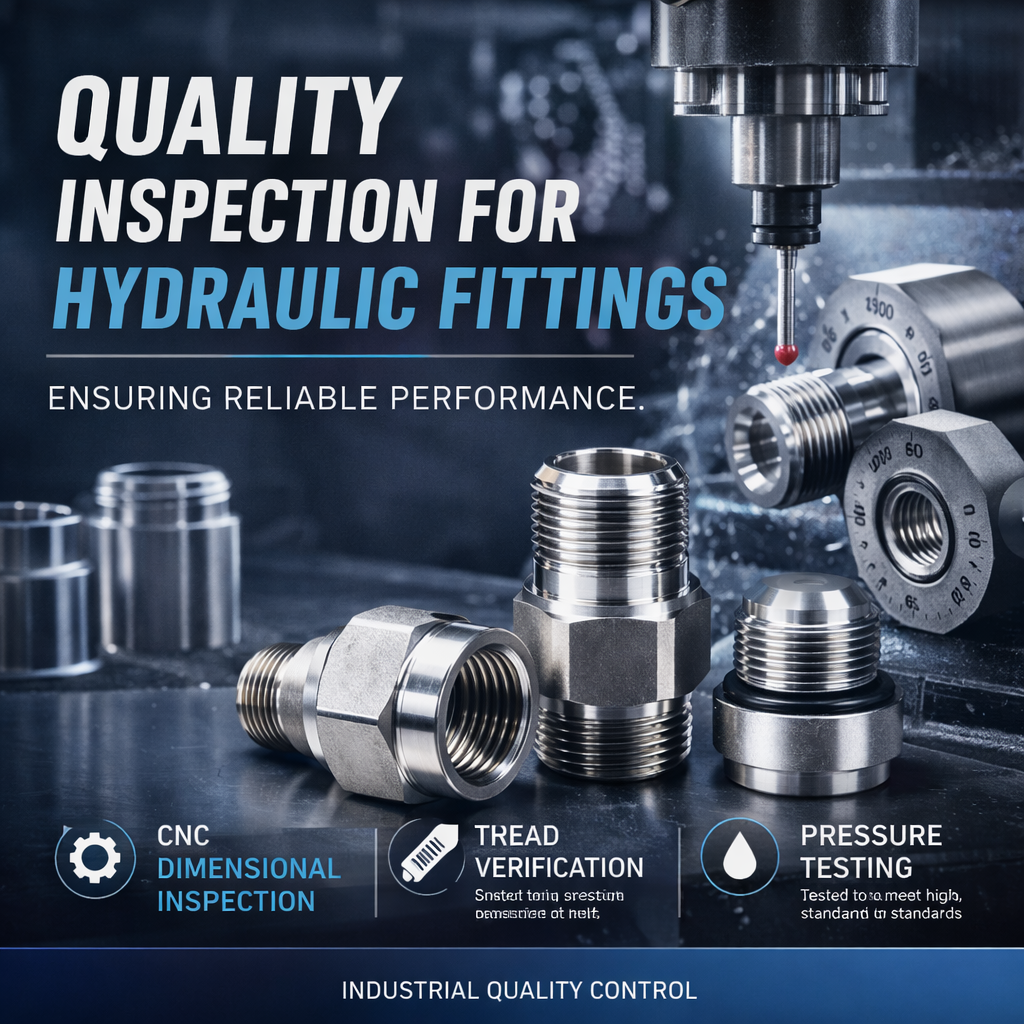 quality inspection for hydraulic fittings